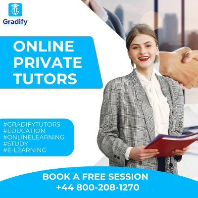 Online Private Tutors | +44 800-208-1270 | Gradify Tutors
